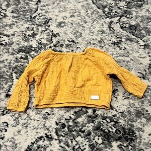 Yellow Kids Long Sleeve Top